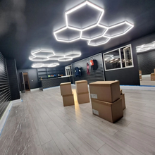 Naložite sliko v pregledovalnik galerije, Hexagon LED razsvetljava – komplet 10 elementov