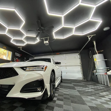 Naložite sliko v pregledovalnik galerije, Šestkotna LED osvetlitev za garaže in delavnice (122x244 cm)