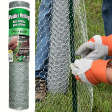 Naložite sliko v pregledovalnik galerije, Fleksibilna mrežasta ograja za kokošnjak – 25 m dolžine