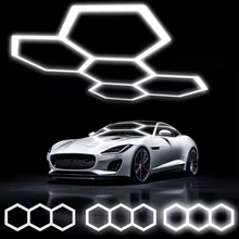 Naložite sliko v pregledovalnik galerije, Šestkotna LED osvetlitev za garaže in delavnice (122x244 cm)