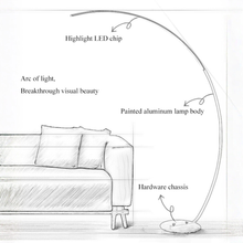 Naložite sliko v pregledovalnik galerije, Nordijska talna svetilka