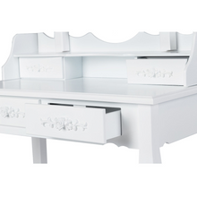 Naložite sliko v pregledovalnik galerije, Toaletna mizica s stolčkom Olivia