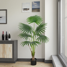 Naložite sliko v pregledovalnik galerije, Umetna palma v vazi – 150 cm visoka