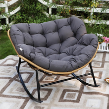 Naložite sliko v pregledovalnik galerije, XXL nordijski fotelj za zibanje