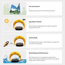 Naložite sliko v pregledovalnik galerije, Parkirna zapora / Daljinsko upravljanje / Sončno napajanje / Varuh parkirišča