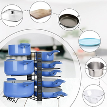 Naložite sliko v pregledovalnik galerije, Stojalo za lonce in pokrove