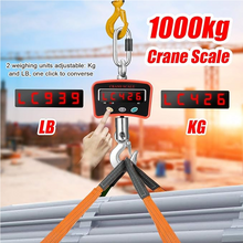 Naložite sliko v pregledovalnik galerije, Digitalna Visoko viseča kranjska tehtnica. Največja teža: 300kg / 1000kg.