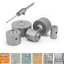 Naložite sliko v pregledovalnik galerije, Krona za vrtanje betona: 125 mm, 100 mm, 80 mm, 65 mm, 40 mm
