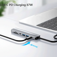 Naložite sliko v pregledovalnik galerije, Večfunkcijski USB-vozlišče 7 v 1