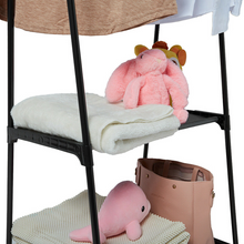 Naložite sliko v pregledovalnik galerije, Večnamenski obešalnik s policami