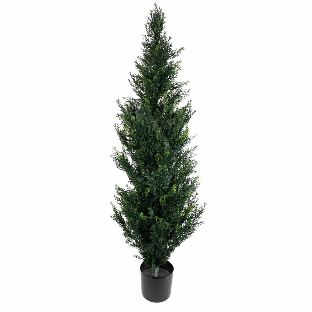 Umetna cipresa 120 cm z zaščito pred UV žarki